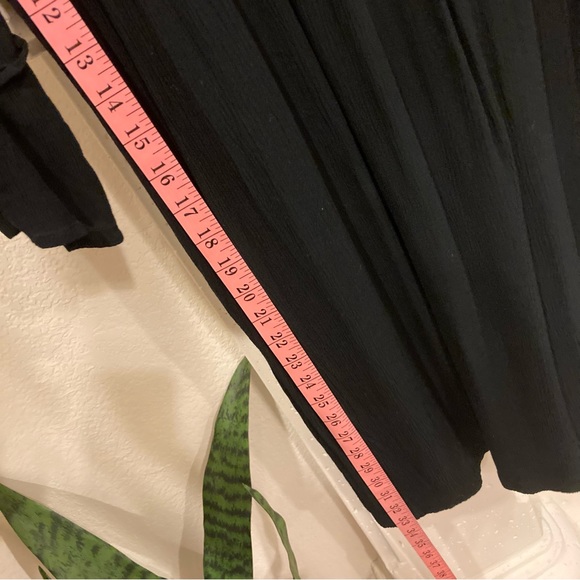 Girls Silver Sparkle Embroidered Black Floral Dress Size 10 / 12 Large - Picture 7 of 7